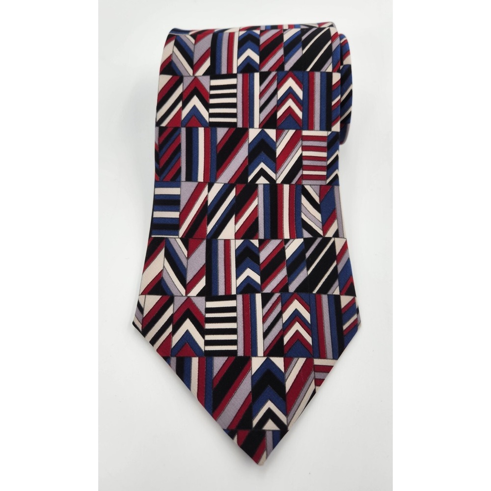 Swing Men's Tie - 100%‎ Silk - Black, Blue, Gray, Red, White